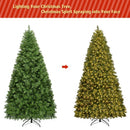Pre-Lit Artificial PVC Christmas Tree with LED Lights anf Stand-8 ft