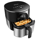 3.5QT 1300W Electric Stainless Steel Air Fryer Oven Oilless Cooker