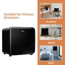 1.6 Cubic Feet Compact Refrigerator with Reversible Door-Black