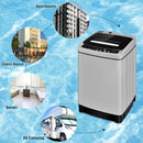 Full-Automatic Washing Machine 1.5 Cu.Ft 11 LBS Washer and Dryer -Gray