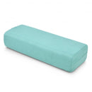Yoga Bolster Pillow with Washable Cover and Carry Bag-Green