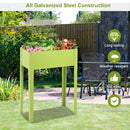 24.5" x 12.5" Outdoor Elevated Garden Plant Flower Bed