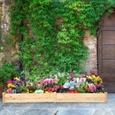 Wooden Vegetable Raised Garden Bed for Backyard Patio Balcony