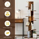 Open Concept Plant Display Shelf Rack Storage Holder-Brown