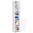 72" H Bathroom Free Standing Floor Storage Shelving Cabinet
