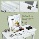 Vanity Dressing Table Set with Flip Top Mirror 3 Drawers