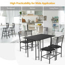 5 pcs Wood Rectangular Dining Table Set