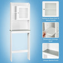 Bathroom Space Saver White Over-the-Toilet Cabinet