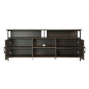 58" Wood TV Stand Entertainment Media Center Console with Storage Cabinet