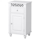 Bathroom Floor Storage Cabinet Organizer with Drawer