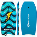 41" Lightweight Bodyboard with Wrist Leash for Kids and Adults-L