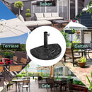 17.5" Heavy Duty Square Umbrella Base Stand of 30 lbs for Outdoor