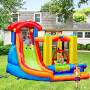 Inflatable Water Slide Bounce House with Pool and Cannon without Blower