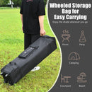 13'x13' Pop Up Canopy Tent Instant Outdoor Folding Canopy Shelter-Brown