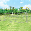 Large Walk In Chicken Coop with Roof Cover Backyard
