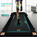 1.0 hp Foldable Treadmill Electric Support Mobile Power