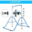 Expandable Gymnastics Training Bar Adjustable Junior Horizontal Kip Bar-Blue
