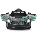 12V Kids Ride On Car with Remote Control-Silver Gray