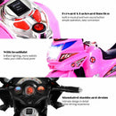 20-day Presell 3 Wheel Kids Ride On Motorcycle 6V Battery Powered Electric Toy Power Bicyle New-pink