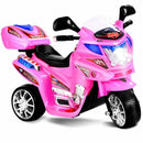 20-day Presell 3 Wheel Kids Ride On Motorcycle 6V Battery Powered Electric Toy Power Bicyle New-pink