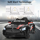 12V Mercedes Benz AMG Licensed Kids Ride On Car with 2.4G Remote Control and Swing Function-Black