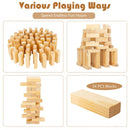 54 PCS Tumbling Timber Toy with Carrying Bag